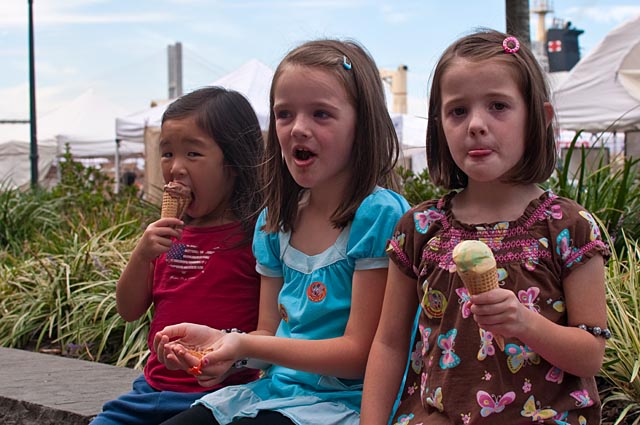 Ice Cream Eating Girls