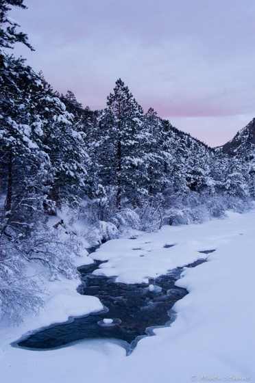 Poudre River in Winter (2007)