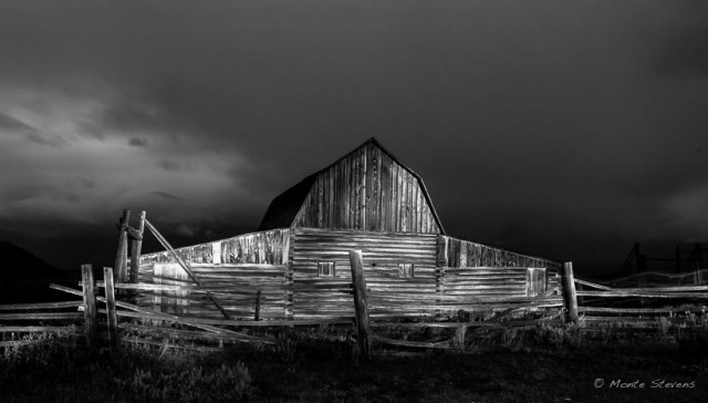 One of the Old Mormon Barns