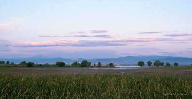 Sunrise on the Colorado Front Range