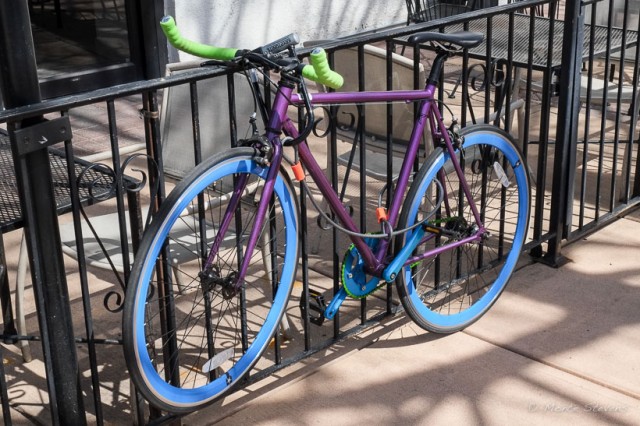 Tri-colored Bicycle