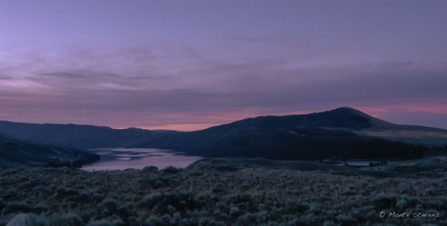 Freemont Lake near Pinedale, Wyoming