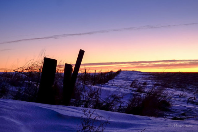 Drifting Snow and Fence