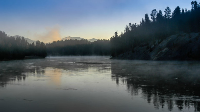 Yellowstone River Sunrise