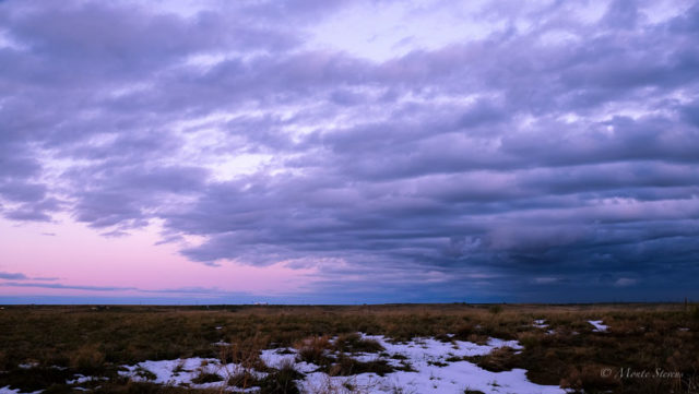 Early Spring Sunset along Colorado Front Range