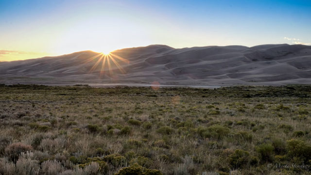 Sunset at the Great Sand Dunes National Monument