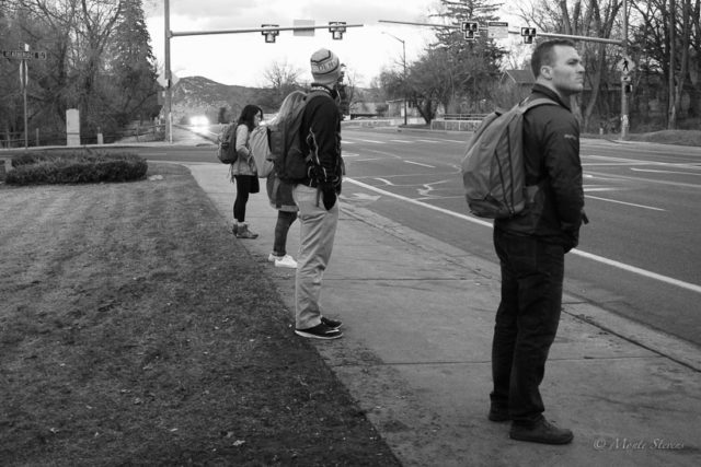 Waiting at the Bus Stop