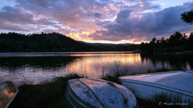 Sunset at Hiawatha Lake