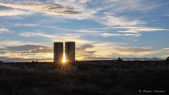 Sunset at Arapaho Bend Nature Area 