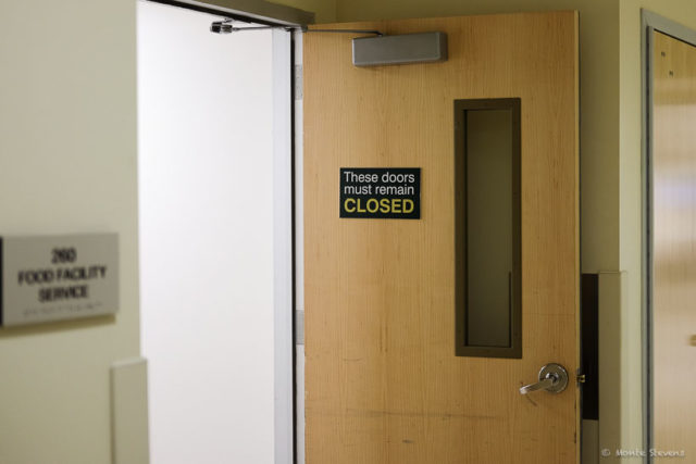 An open door at Lory Student Center