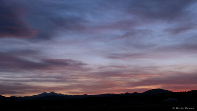 Colorado Front Range Sunset