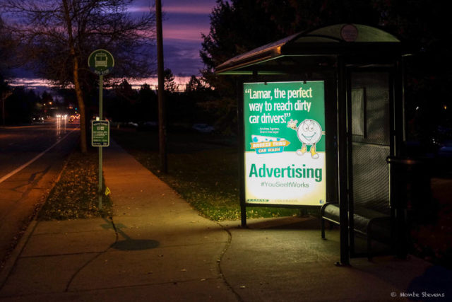 Early Morning at the Bus Stop