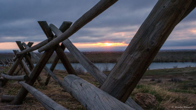 This morning's sunrise at Pineridge Natural Area